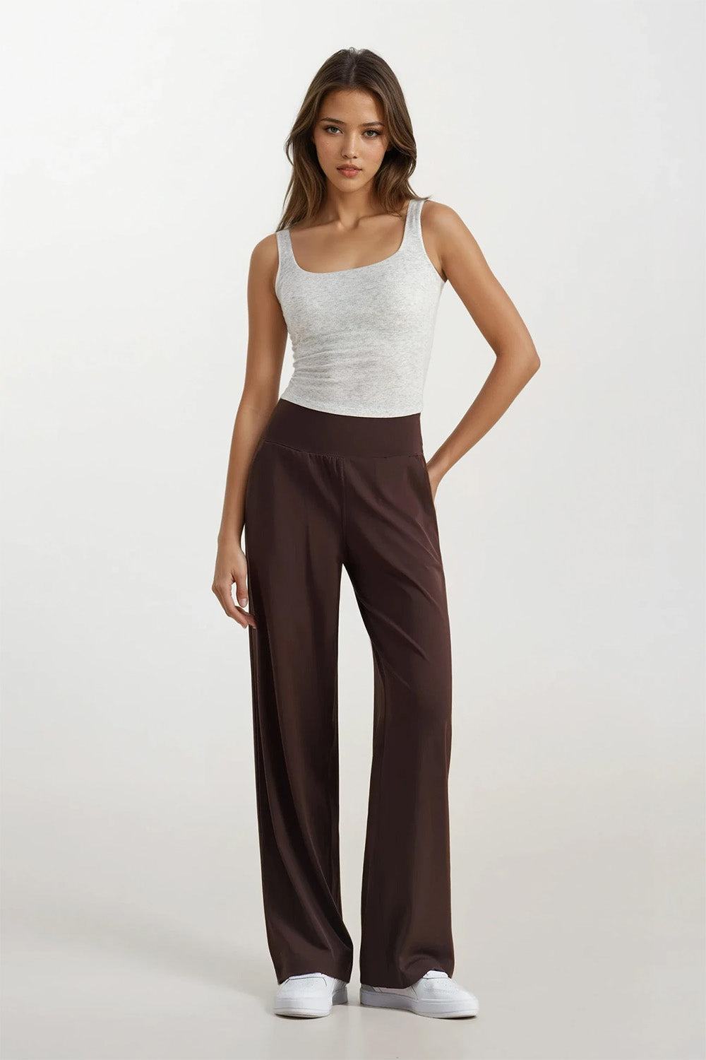 Model is 168cm tall, wears a S in [for 165cm and up version]