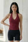 ULTRA FIT 2.0 V‑Neck Halter Tank