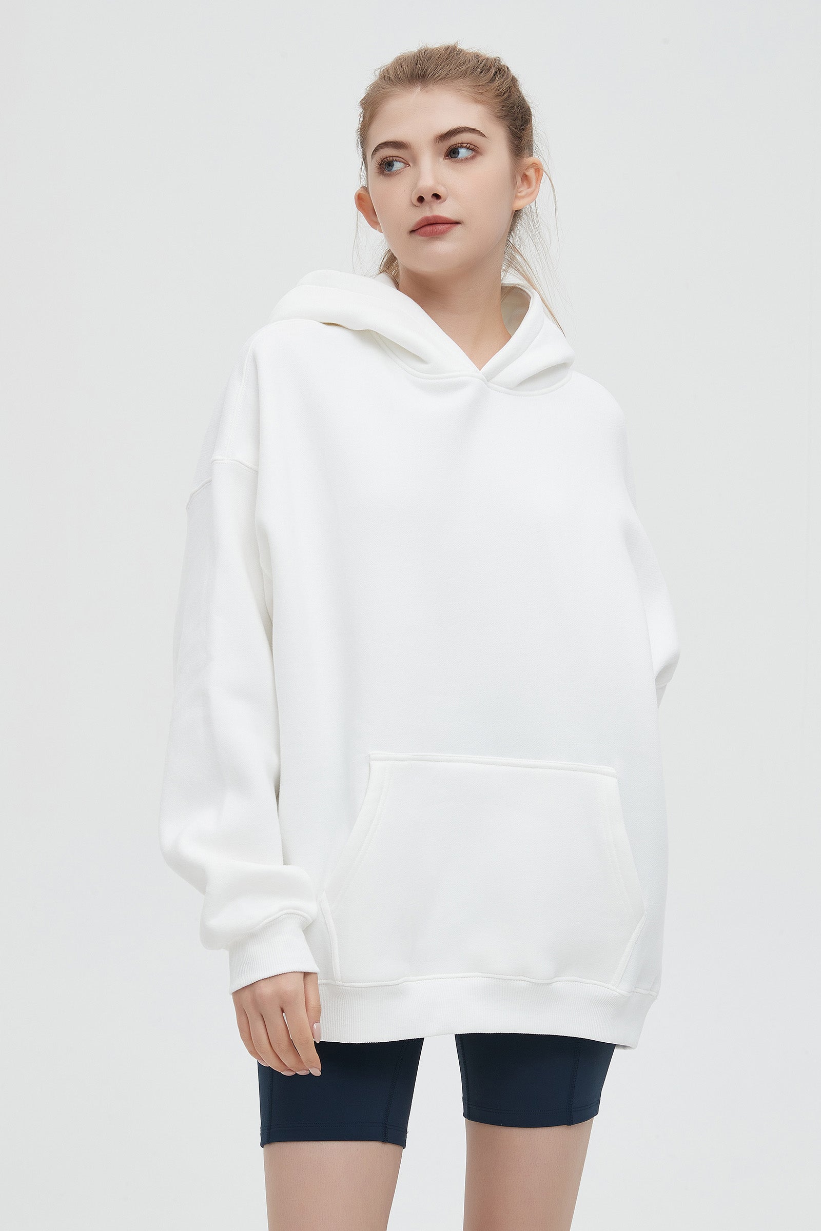 UNISEX OVERSIZED HOODIE 薄絨休閒連帽衛衣