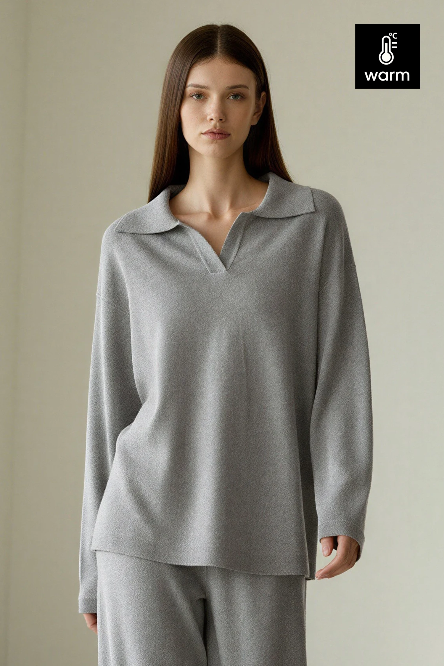 Model is 165cm and wears a size S