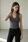 ULTRA FIT 2.0 V‑Neck Halter Tank
