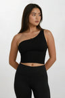 FEEL ZERO One Shoulder Twist Top